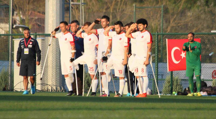 Ampute Milli Takımı çeyrek finalde