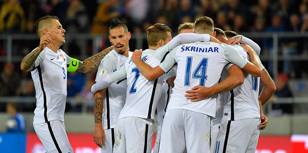 Slovakya'da Dünya Kupası sevinci