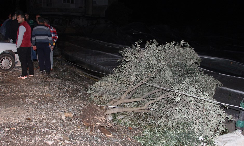Antalya'da hortumun şiddeti gün ağarınca ortaya çıktı