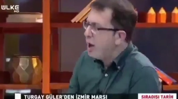 Turgay Güler canlı yayında ''İzmir Marşı''nı söyledi