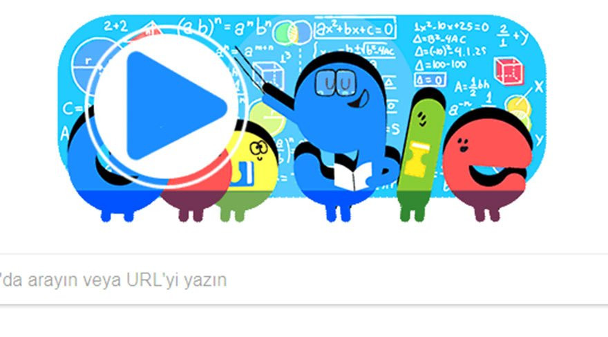 Google, Öğretmenler Günü'nü unutmadı