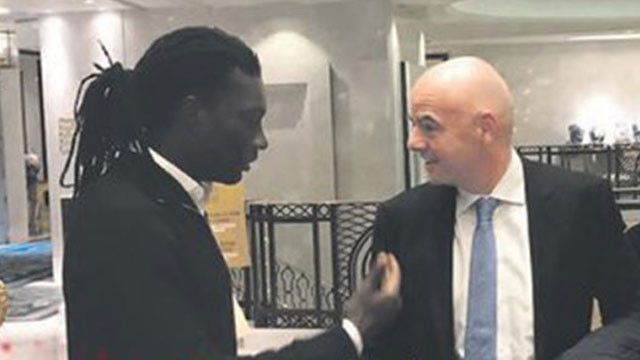 FIFA Başkanı Infantino'dan Gomis'e flaş sözler