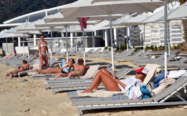 Kasım ayında deniz keyfi