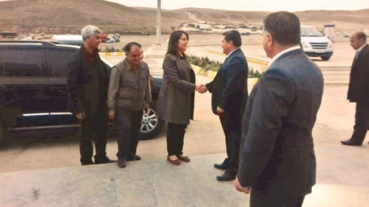 HDP heyeti, Barzani’nin yolladığı grupla yan yana