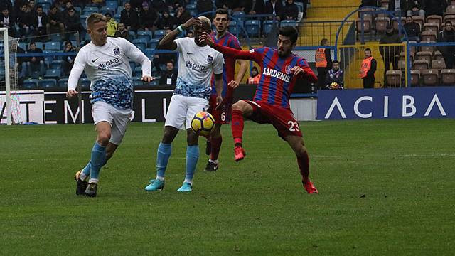 Trabzonspor'un serisi Karabük'te son buldu