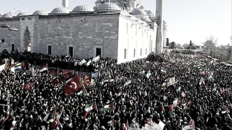 Türkiye Kudüs için ayakta !