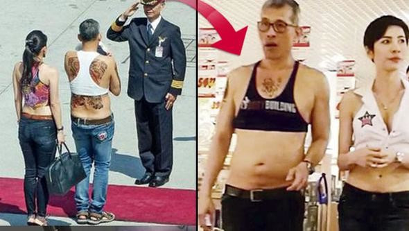 Tayland Kralı yine olay oldu