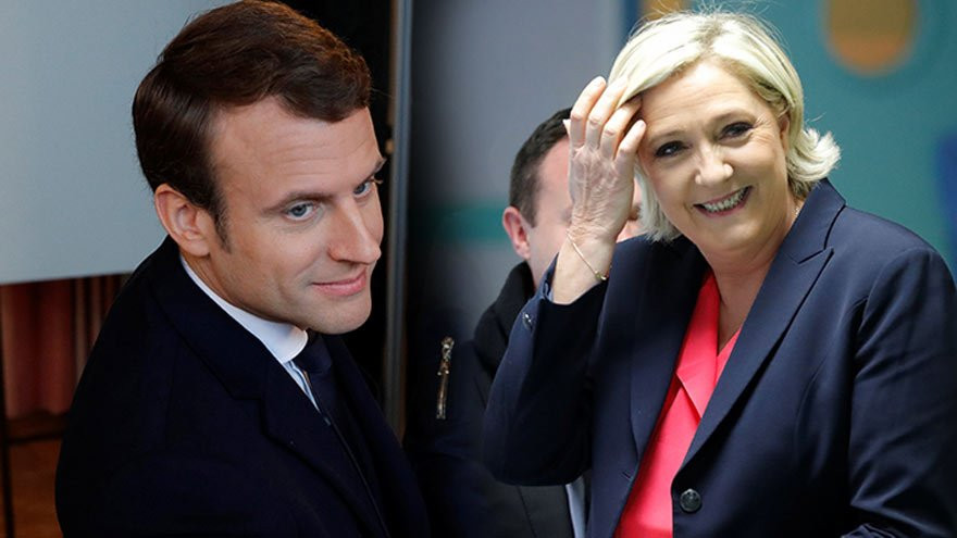 Fransa'nın yeni cumhurbaşkanı Macron oldu