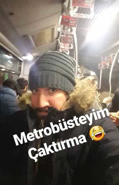 Toplu taşımaya binen ünlüler