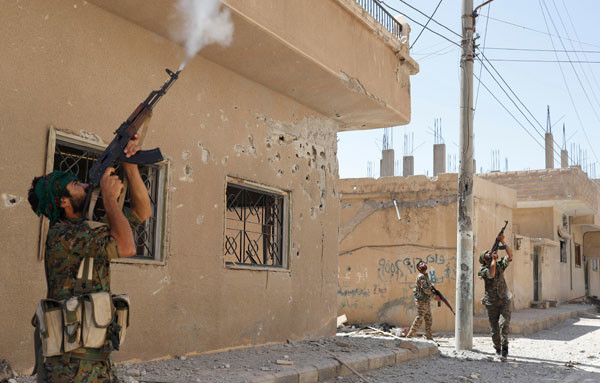 YPG'li teröristlerin kullandığı silahlar görüntülendi