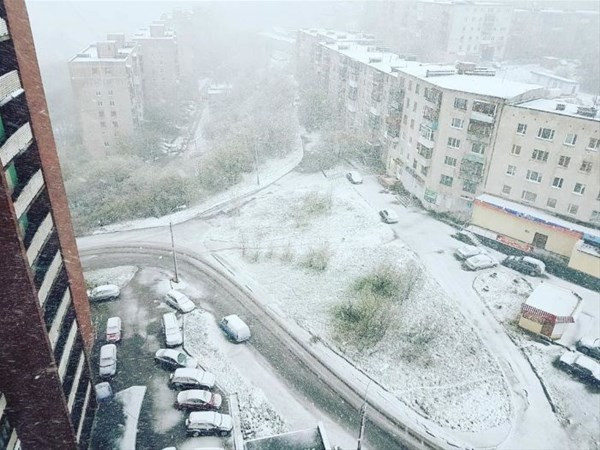 Haziran ayında kar yağdı