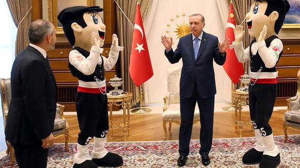 Cumhurbaşkanı Erdoğan'a sürpriz ziyaret