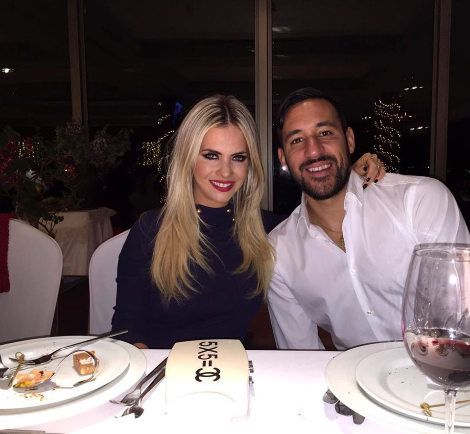 Jonas Gutierrez'in sevgilisi Alejandra Maglietta'dan olay paylaşımlar