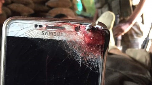 Uzman çavuşun telefonu mermiyi durdurdu