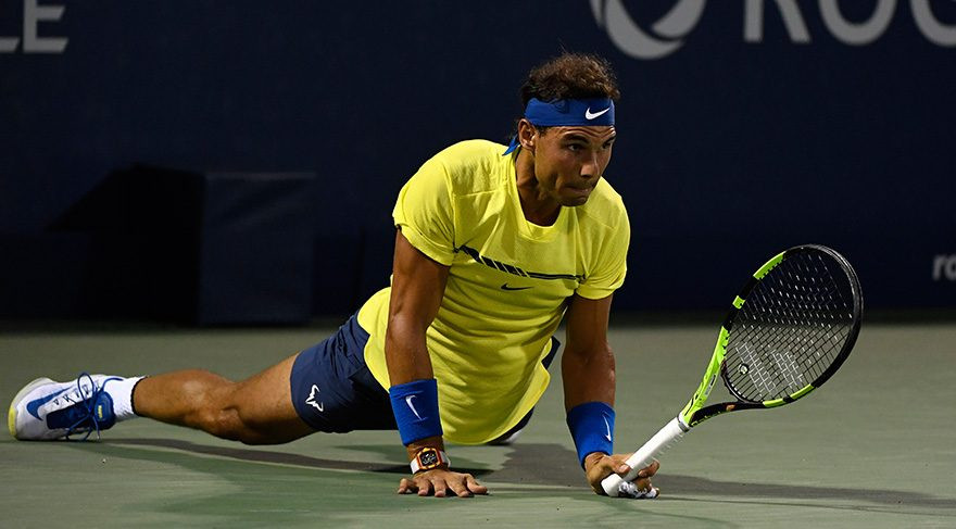 Rafael Nadal'a Shapovalov darbesi