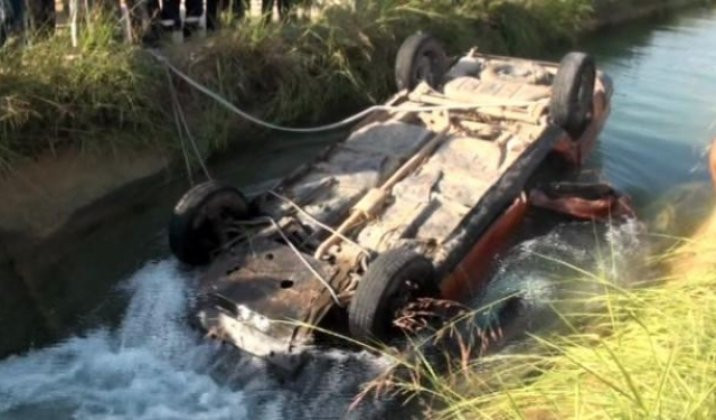 Tokat'ta otomobil kanala düştü: 1 ölü, 5 yaralı