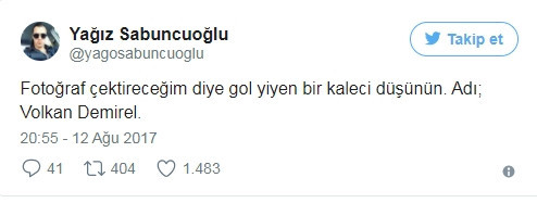 Volkan Demirel'in yediği gol sosyal medyayı salladı