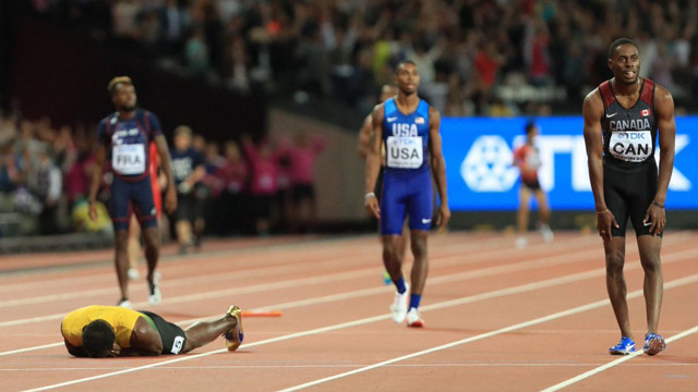 Usain Bolt'tan dramatik veda !