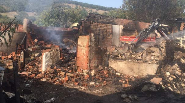 Onlarca hayvan alevler arasında kaldı