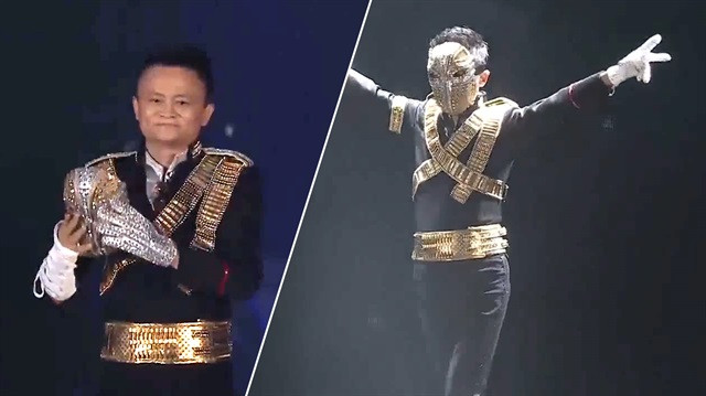 Jack Ma, Alibaba'nın doğum gününü 'Michael Jackson' ile kutladı