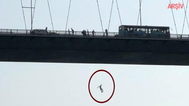 15 Temmuz Şehitler Köprüsü'nde intihar şoku ! 