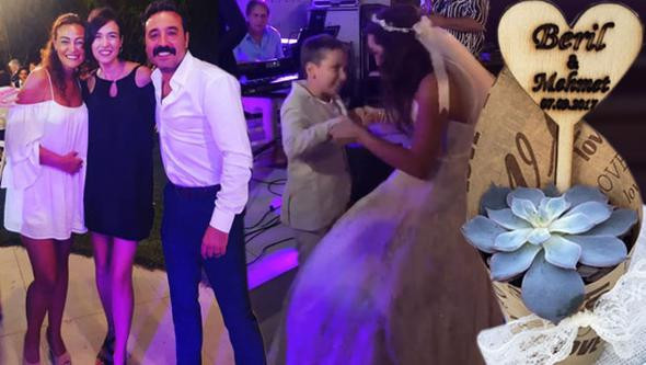 Düğüne ünlü yağdı !