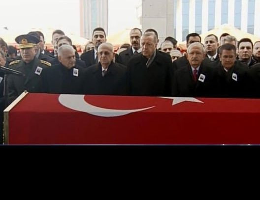 Erdoğan, Afrin şehidinin cenaze törenide konuştu