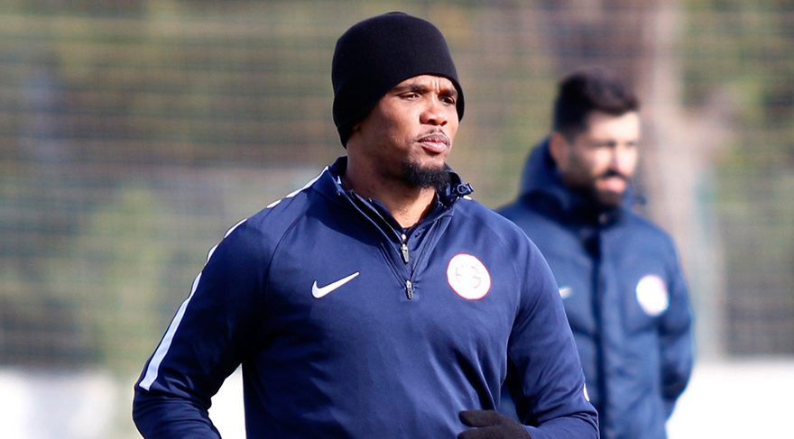Samuel Eto'o antrenmana çıktı !