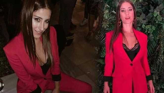 Hazal Kaya dekoltesiyle büyüledi