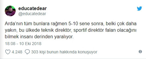 Sosyal medyada Arda Turan'a büyük tepki !