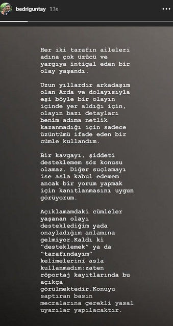 ''Arda'nın destekçisiyim'' sözleri olay olmuştu ! Açıklama geldi