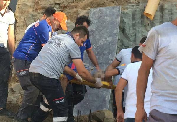 Kolej inşaatında facia ! Ölü ve yaralılar var