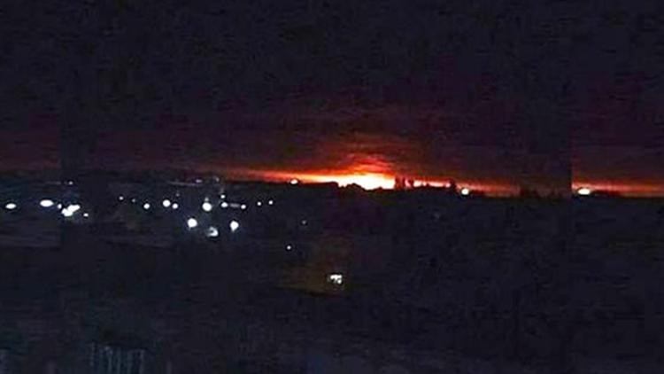 Ukrayna'da mühimmat deposu patladı