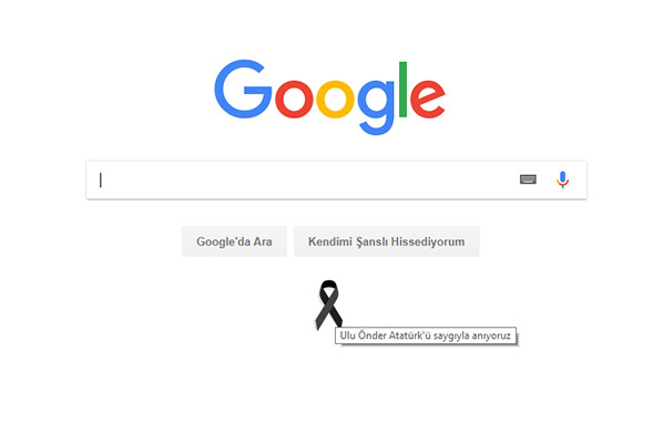 Google, Atatürk'ü unutmadı