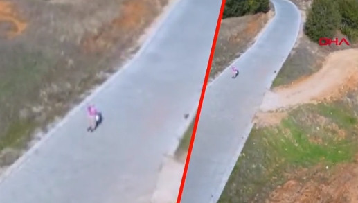 Drone görüp kaçan teyze konuştu