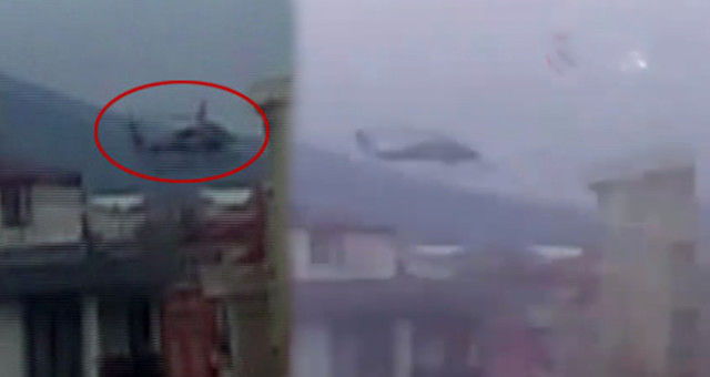 İstanbul'da düşen askeri helikopterin görüntüleri ortaya çıktı