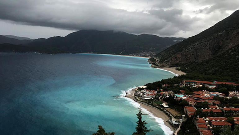 Marmaris ve Fethiye'de ilginç görüntüler