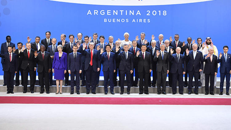 G-20'de beklenen fotoğraf geldi