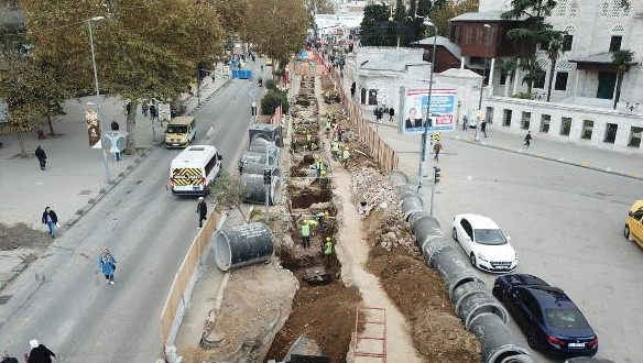 İstanbul'da asfaltın altından tarih fışkırdı