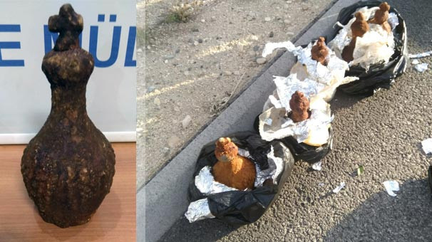 Siyah poşetlerin içinden çıktı ! Tam 2 bin yıllık...