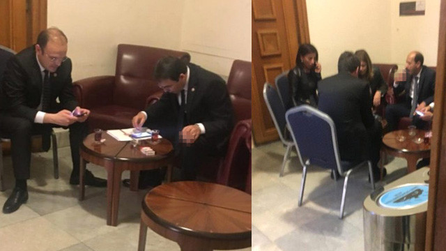 Skandal ! Milletvekilleri sigara yasağını deldi