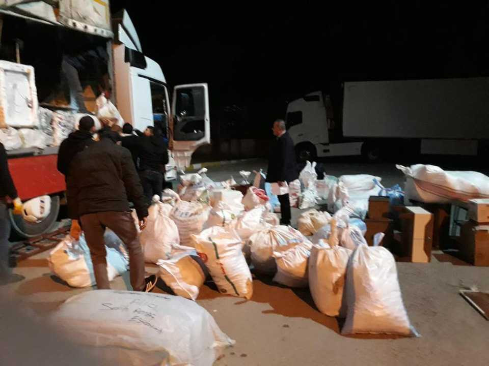 Gıda malzemelerinin arasında 110 kilogram eroin bulundu