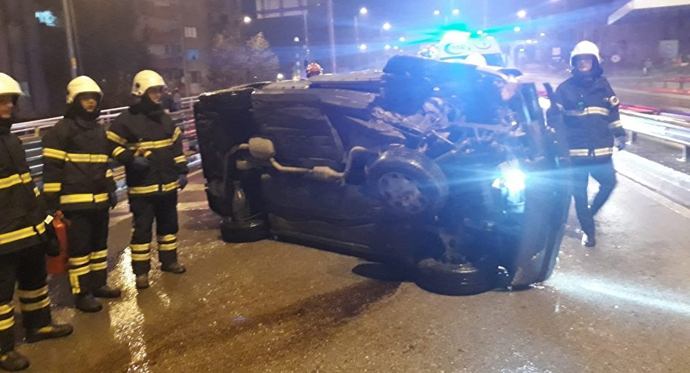 Kaza yapan sürücüden şaka gibi sözler