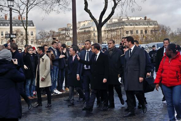 Sarı Yelek protestolarının ardından Paris'e geldi - Resim: 3