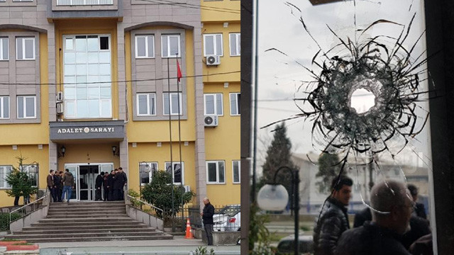 Adliyede dehşet ! Cinsel istismar sanığı kurşun yağdırdı