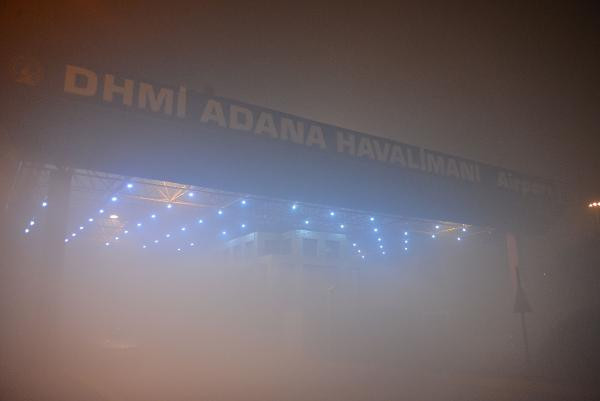 Adana'da uçak seferlerine sis engeli - Resim : 2