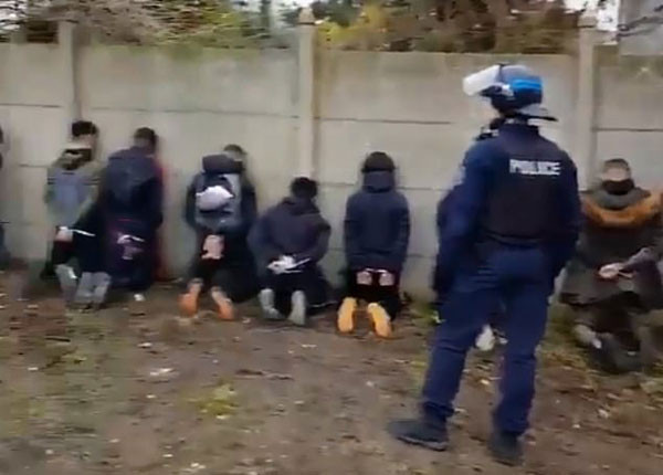Fransa'da şok görüntüler