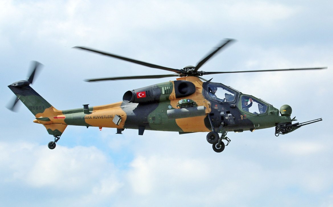 Sınırda düşen helikotper hareketliliği