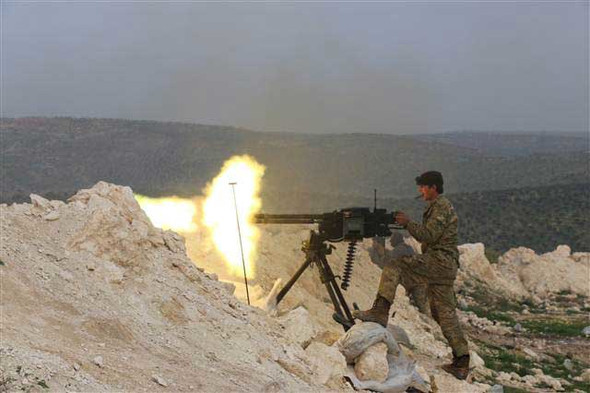 Afrin'de çatışma anları ! Sıcak görüntüler...