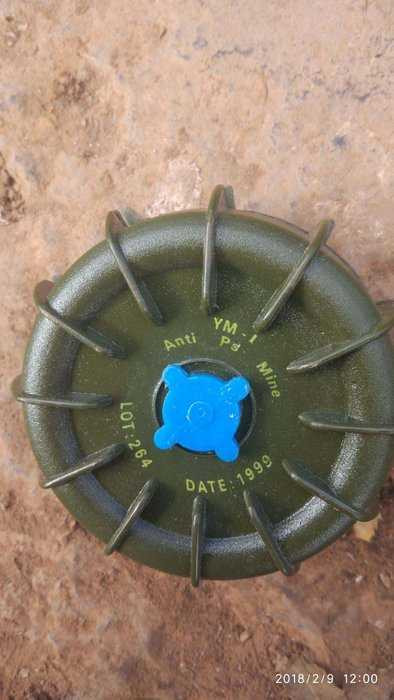 Afrin'de yasaklı anti-personel mayınları ele geçirildi